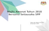 Majlis Amanat Tahun 2018 Bersama Setiausaha SPP · PDF fileDatuk Abu Bakar bin Idris 29 Januari 2018 Majlis Amanat Tahun 2018 Bersama Setiausaha SPP