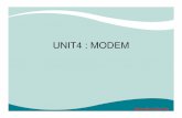 UNIT4 : MODEM - Polytechnic, Technology And Information · PDF file– Data selari dari komputer ditukar ke data siri ... – Data siri dan litar mod/demod di tukar ke data asas semasa