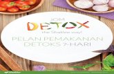 PELAN PEMAKANAN DETOKS 7-HARI - · PDF fileSelepas 30 hari, ikut saiz hidangan yang disyorkan pada piramid makanan untuk mencapai pemakanan yang sihat dan seimbang.1 Rujukan: Malaysia