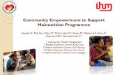 Community Empowerment to Support Malnutrition …hoag.moh.gov.my/images/pdf_folder/simposium/lima.pdf · Community Empowerment to Support Malnutrition Programme Noriah B1, Nik Nur