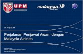 Perjalanan Penjawat Awam dengan Malaysia · PDF file•Nota kredit akan dikeluarkan oleh Jabatan Refund MAS untuk WPM Alamat Pejabat : Malaysia Airlines Berhad, Bahagian Pembayaran