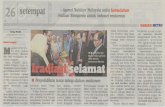 300-2 - Laman Rasmi Agensi Nuklear · PDF fileNuklear Malaysia Datuk Dr Muhamad Lebai Juri berkata, penyelidikan dalam menen- tukan kesesuaian iradiasi ... manfaat kepada pelbagai