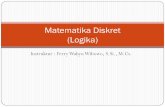 Matematika Diskret (Logika) - E-Learningelearning.amikom.ac.id/index.php/download/materi/190000005-ST023... · Bent uklah tabel kebenaran dari proposisi majemuk ( p q ) (~ q ... Hukum