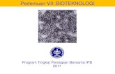 Pertemuan VII: BIOTEKNOLOGI -  · PDF fileDefinisi teknologi DNA rekombinan 2. ... proses transfer gen pada bakteri dengan bantuan fage ... dari pasien: Sumsum tulang: 4: