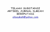 TELAAH SUBSTANSI ARTIKEL JURNAL ILMIAH …tkphk.ub.ac.id/wp-content/uploads/2016/12/Prof-Ali-Saukah-Telaah... · TELAAH SUBSTANSI ARTIKEL JURNAL ... (R&D) yang berisi paparan proses