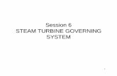 Session 6 STEAM TURBINE GOVERNING SYSTEM · PDF fileSistem pelumasan gagal. ... Suhu kondensor terlalu tinggi. 3 Tipe Governor Berdasarkan Area Kerja 1. ... Meningkatkan kerja dari