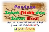 Panduan Zakat Fitrah dan Zakat Maal · PDF fileNabi saw bersabda “puasa bulan Ramadhan ... zakat memiliki pengertian secara Terminologis, ... Infaq ada yang wajib dan ada yang sunnah