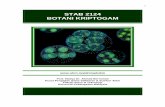 STAB 2124 BOTANI KRIPTOGAM - Official Portal of · PDF fileUnisel, Koloni, Soenobium, Filamen ... Hutan dalam air ... (prokariot atau eukariot), Bentuk & susunan kloroplas Morfologi
