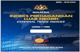 · PDF fileImport Volume Indices (2005=100) By Commodity Section (S.I.T.C) 4B Peratus Perubahan Bulan Ke Bulan Indeks Volum Bagi Import 19 ... Malaysia’s term of trade