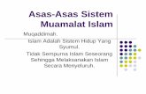 Asas-Asas Sistem Muamalat Islam - Renungan2u | bila ... Muamalat Islam Prinsip 1 Semua urusan muamalat adalah diharuskan melainkan terdapat nas-nas syarak yang mengharamkannya ع ôب