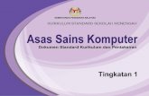 KEMENTERIAN PENDIDIKAN MALAYSIA - …smkbu.edu.my/images/ASK/ASK-Tingkatan-1.pdfKEMENTERIAN PENDIDIKAN MALAYSIA KURIKULUM STANDARD SEKOLAH MENENGAH Asas Sains Komputer Dokumen Standard