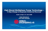 Hi h B t M lti h P T h lHigh Boost Multiphase Pump ... · PDF fileFramo Engineering offer a unique and metrological very robust Meteringgy p System for Multiphase and Wet Gas Measurement.