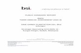 DRAFT PUBLIC SUMMARY REPORT - BSI Group Public Summary... · PUBLIC SUMMARY REPORT RSPO THIRD ANNUAL ASSESSMENT ... HIRAC Hazard Identification Risk Assessment Control ... Mara and