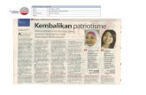NEWSPAPER CLIPPING Date 26 Ogos 2010 Title … Clippings/2010/Kembalikan... · Bahasa Inggeris, Kolej Profesio- nal Mara Indera Mahkota, Huda Muhammad Farid, 21 , pula ber- pendapat