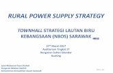 RURAL POWER SUPPLY STRATEGY - PMSarawakpmsarawak.treasury.gov.my/wp-content/uploads/Townhall NBOS/Rural... · RURAL POWER SUPPLY STRATEGY ... design and implement solar and microhydro