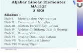 Aljabar Linear Elementer - Profileadiwijaya.staff.telkomuniversity.ac.id/.../02-Determinan-Matriks.pdf · Permutasi dan Definisi Determinan Matriks Permutasi susunan yang mungkin