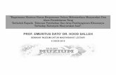 PROF. EMERITUS DATO’ DR. HOOD SALLEH - jmm Hood 2.pdf · PROF. EMERITUS DATO’ DR. HOOD SALLEH SEMINAR ‘MUZIUM UNTUK MASYARAKAT LESTARI’ 4 OGOS 2015 “Bagaimana Muzium Harus