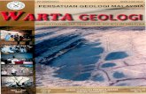 PERSATUAN GEOLOGI MALAYSliA - Publications of … Rahim Samsudin ... K.R. Chakraborty C.S. Hutchison S. Paramananthan Teoh Lay Hock ... in Utan Aji district of Perlis. Warta Geologi,