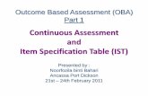 Continuous Assessment and Item Specification Table (IST) · Jawab semua 7 soalan, 90 markah. 2 ½ jam ♣ 2 versi: BI dan BM ♣ Peraturan akademik disertakan pada bahagian dalam