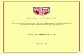 UNIVERSITI PUTRA MALAYSIA FACTORS …psasir.upm.edu.my/8301/1/FEP_2001_15_A.pdf · sebagai memenuhi keperluan untuk ijazah Master Sains ... DALAM MATEMATIK OLEH PELAJAR-PELAJAR ...