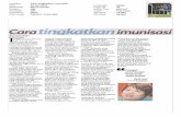 2OHK 1XUXO 1DGLD Headline Cara tingkatkan imunisasi … · Headline Cara tingkatkan imunisasi Date 26 Jan 2010 Language Malay MediaTitle Berita Harian Page No 19 Section Hip Article
