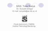 Dr. Suryygadi Siregar E-mail :suryadi@as.itb.acpersonal.fmipa.itb.ac.id/suryadi/files/2010/10/tata-surya.pdf · - litosfer lempeng tektonik dan litosferik - astenosferastenosfer asalmagmaasal