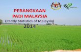 (Paddy Statistics of Malaysia) 2014 - doa.gov.my 7 Pengeluaran Dan Purata Hasil Padi Sawah, Malaysia, 2010 - 2014 xxx Chart 7 Production and Average Yield of Wetland Paddy, Malaysia,