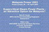 Malaysia Power 2003-SC-Presentation AG/2.1-MP-2003-SC.pdfMalaysia Power 2003 Kuala Lumpur 28. – 29. April 2003 Supercritical Steam Power Plants - an Attractive Option for Malaysia?