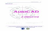 Modul AutoCAD 2D Modul - repository.unikom.ac.id 2D.pdfMemberi Perintah Pada AutoCAD Terdapat 3 cara memberi perintah ... Menggambar pada grid dapat disamakan seperti menggambar pada