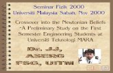 Seminar Fizik 2000 Universiti Malaysia Sabah, Nov 2000 ...drjj.uitm.edu.my/DRJJ/Evaluate/umsxover.pdf · Contact Dr. JJ at FSG, UiTM for more details FOR MORE INFO... Research Design
