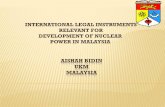 AISHAH BIDIN UKM MALAYSIA - engerati.com Bidin.pdf · AISHAH BIDIN UKM MALAYSIA ... electrical grid, human resource development, stakeholder involvement, ... the Malaysian Nuclear