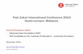 Fiqh Zakat International Conference 2015 Kuala … Zakat International Conference 2015 Kuala Lumpur, ... Economist: Thomas 3LNHWW\·V ... it is 24.1% for Muslims, which