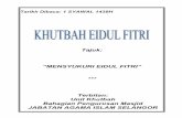 Tajuk: MENSYUKURI EIDUL FITRI - e-masjid.jais.gov.mye-masjid.jais.gov.my/uploads/uploads/01 SYAWAL 1439H (RUMI... · Khutbah Eidul Fitri 1 Syawal 1439H: “Mensyukuri Eidul Fitri”