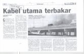  · bel utama di bawah Jambatan Pulau Pi- nang, ribuan kenderaan ter- kandas di atas jambatan itu sejak jam 10 pagi, sema- lam. Dalam kejadian kira-kira jam -10.02 pagi, tiga kabel