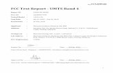 FCC Test Report - UMTS Band 4 .FCC Test Report - UMTS Band 4 . Report ID: 03360-RF-00099. FCC ID