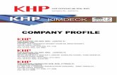 COMPANY PROFILE - KHP Roofing (M) Sdn. Bhd. | … · With years of innovative achievements behind us, KHP Roofing’s Metal Roofing and Awnings provide versatile and advanced concepts