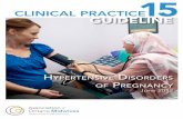 CLINICAL PRACTICE15 GUIDELINE - Ontario Midwives full... · CONTRIBUTORS HDP CPG Working Group Clinical Practice Guideline Committee Insurance and Risk Management Program AOM Staff