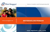 BIOTEKNOLOGI PANGANibt421.weblog.esaunggul.ac.id/.../2017/08/PPT-UEU-Bioteknologi-Pan… · pangan 2. Teknologi DNA rekombinan ... Bt kapas dan Bt jagung Tanaman menghasilkan gen