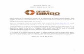 REPORTE ANUAL DE GRUPO BIMBO, S.A.B. DE C.V.economatica.mx/BIMBO/REPORTES ANUALES/BIMBO_REPORTEANU… · “Bimbo Foods” Bimbo Foods, Inc. “BIMBO XXI” Proyecto para la implementación