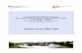 Informe anual 2005-2006 - giz-cepal.cl · Informe Anual 2005-2006 GTZ-CEPAL Página - 1 - La Cooperación Técnica Alemana con la Comisión Económica para América Latina y el Caribe