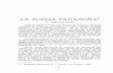 LA POESIA PANAMESTA* - salacela.netsalacela.net/pdf/7/articulo1.pdf · teristicas esenciales de la poesia panameria. ... siasmado por la gracia escultural de las negras y par el co-lorido