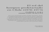 El rol del lumpen-proletariado en Chile (1970-1973 · 8 ma que acusa El rol del lumpen-proletariado en Chile (1970-1973) está directamente vinculado con esa experiencia como militante