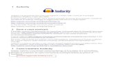 1 Audacity - Siti Personali | Libero Communitydigilander.libero.it/mediapertini/Storia pdf/terza/Audacity manuale... · 1 Audacity Audacity è un programma open source per registrare