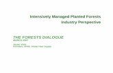 Intensively Managed Planted Forests Industry Perspective · 8,429 ha 5,685 ha 20,159 ha T o t a l 34,273 ha What would be left out of the Logas Production Forest ... • Certified