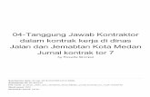 Jalan dan Jemabtan Kota Medan 04-Tanggung Jawab Kontraktorpenelitian.uisu.ac.id/wp-content/uploads/2018/05/05-Tanggung-Jawab... · 04-Tanggung Jawab Kontraktor dalam kontrak kerja