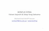 KONFLIK SYRIA - Haniff.SG | Blog @ U-Start Muhammad Haniff ...haniff.sg/wp-content/uploads/2014/12/slide-konflik-syria.pdf · Sejarah Awal • Bahasa Latin, Levant (East Mediterranean)