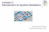 Lecture 1 Introduction to System Simulation - dinus.ac.iddinus.ac.id/repository/docs/ajar/SIMBI_01_upload.pdf · SIMULASI SISTEM SIMULASI KOMPUTER ... Single server z Shop-floor z