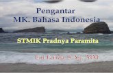 PowerPoint Presentationstaffsite.stimata.ac.id/.../6fa14-1.-pengantar-bhs.indonesia.pdf · Tugas : Individu dan Kelompok Ujian ... "Bahasa Negara adalah Bahasa Indonesia." Mengapa
