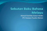 Ahmad Fazil Bin Zainal Abidin IPG Kampus Tuanku Bainun · 1. Terdapat tiga diftong dalam bahasa Melayu, iaitu ai, au, dan oi. 2. Diftong perlu dilafazkan dengan bunyi [ ai ], [ oi