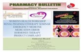 PHARMACY BULLETIN Date : 24th September 2016 Farmasi... · 1 HPJ Pharmacy Bulletin | Dec 2016, Vol. 2/2016 ... & Bahagian Perkhidmatan Farmasi JKWPKL . 2 HPJ Pharmacy Bulletin ...